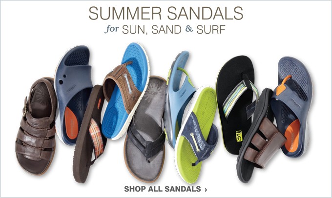 SUMMER SANDALS | FOR SUN, SAND & SURF