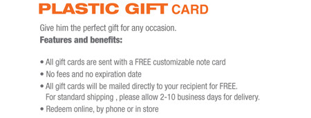PLASTIC GIFT CARD