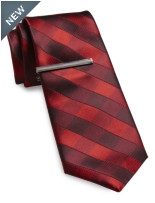 GS Tonal Grid Tie w/Tie Bar