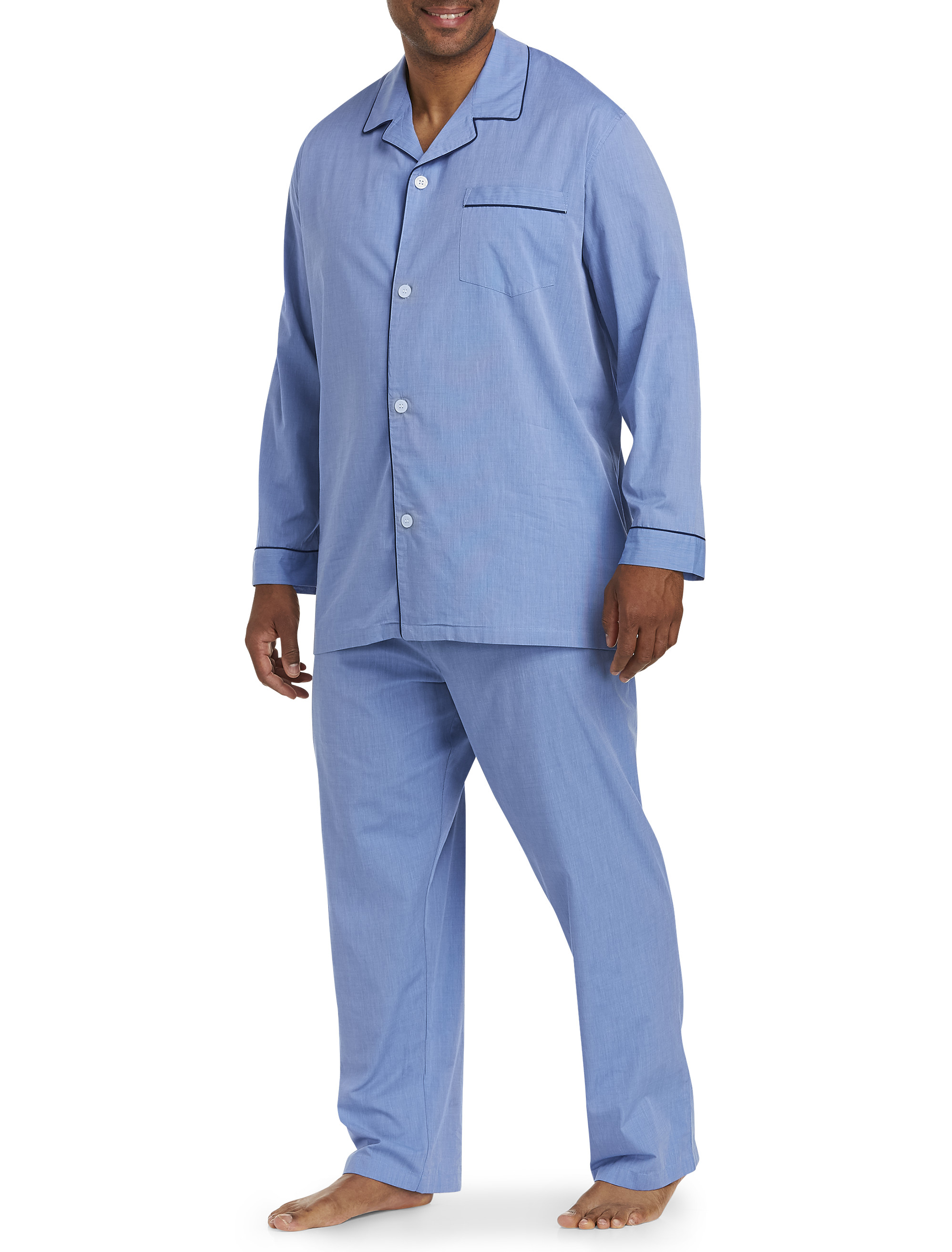 Buy big and tall sleepwear - Big and Tall Rochester Cotton Pajamas
