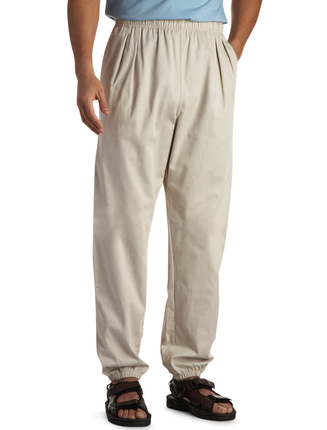 big and tall twill joggers