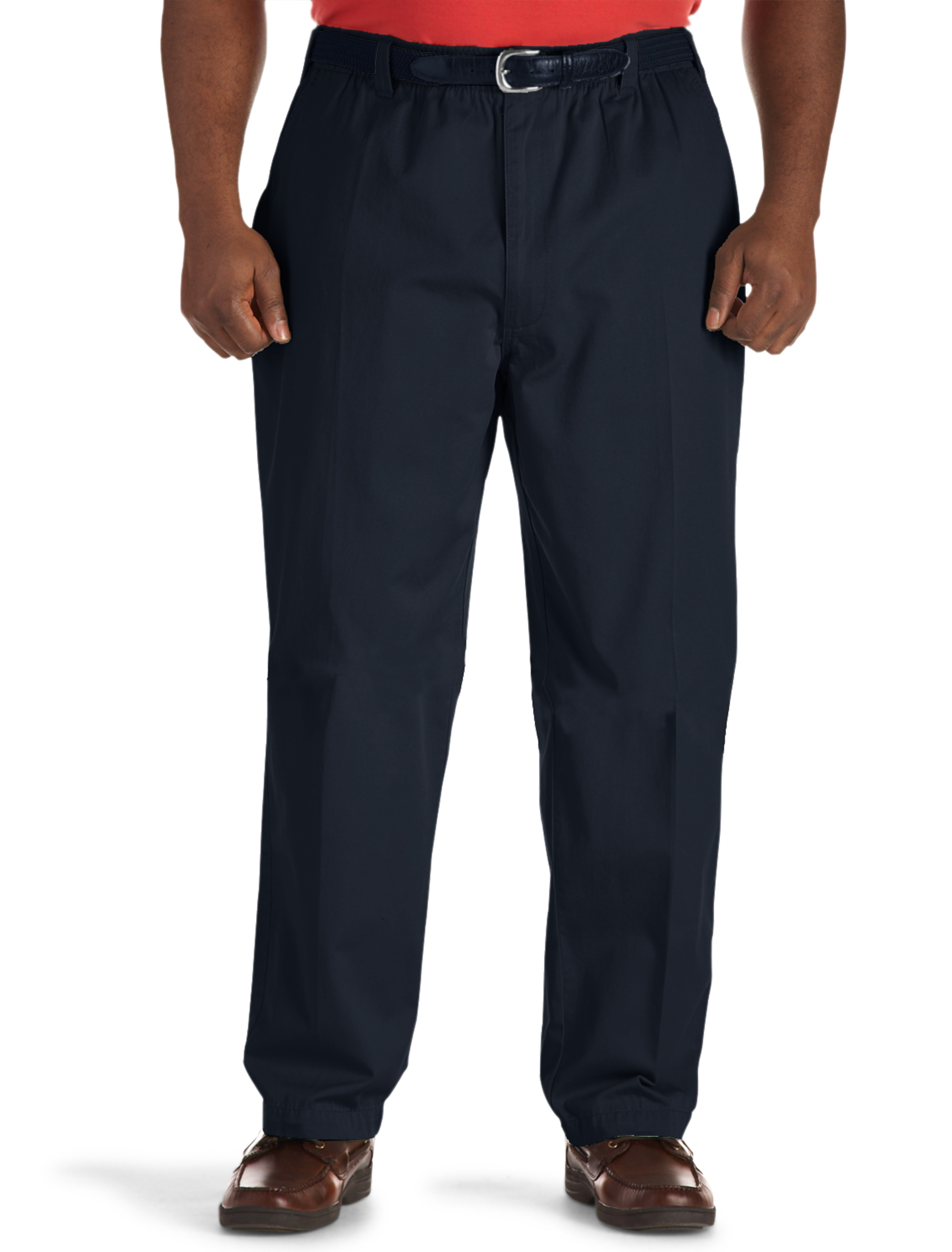 Harbor Bay ElasticWaist Twill Pants Casual Male XL Big & Tall eBay