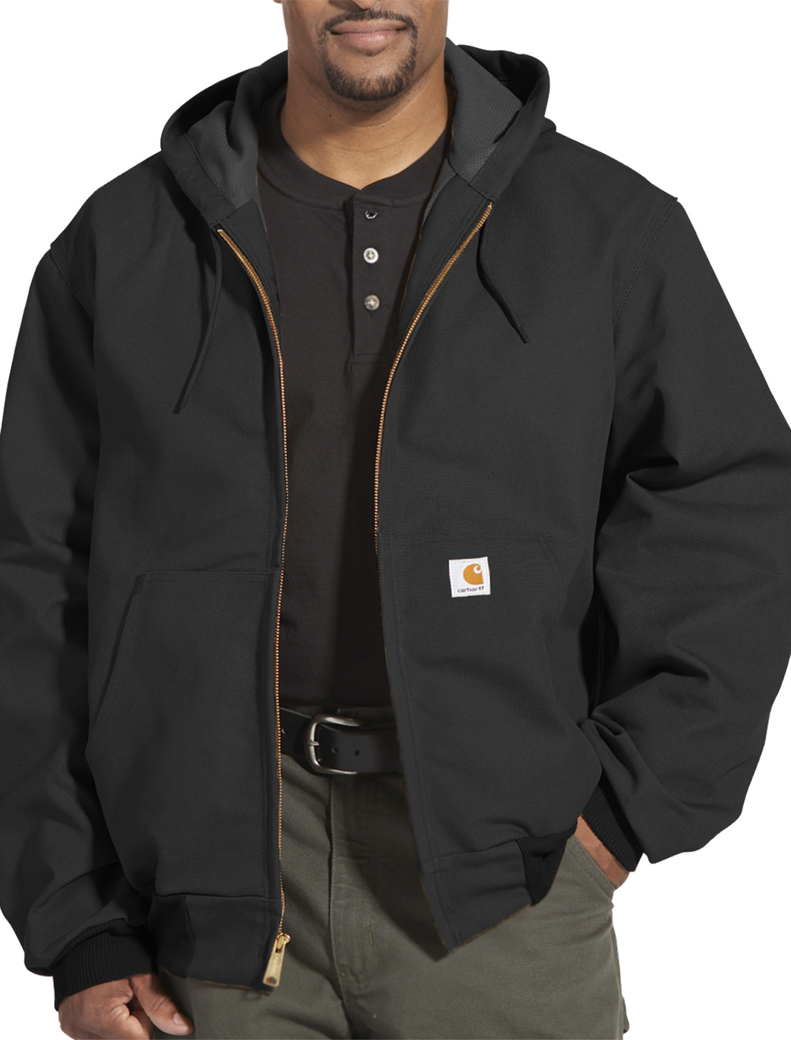 thermal lined hooded jacket