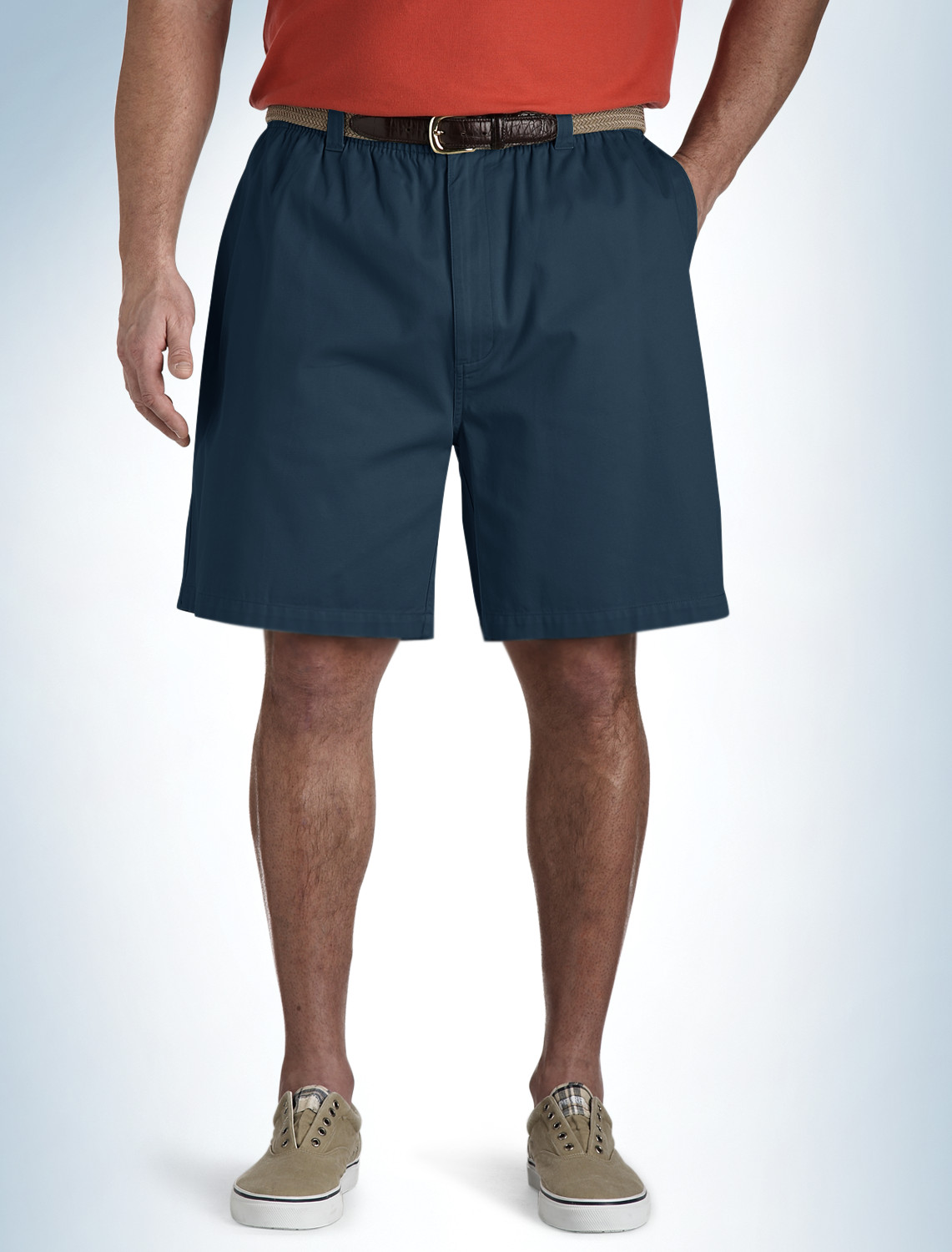 Canyon Ridge Elastic-Waist Twill Shorts Casual Male XL Big ...