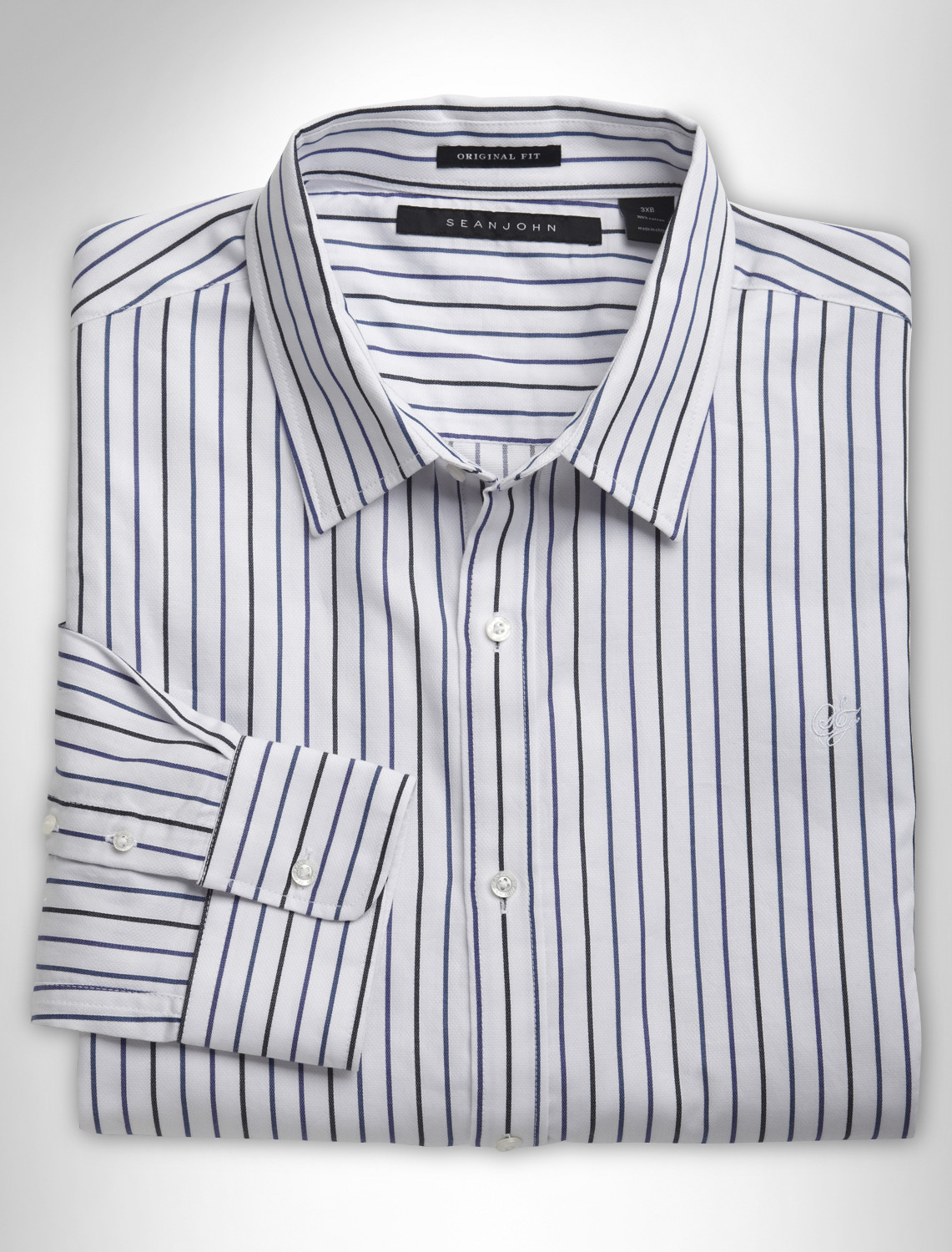 Sean John Stripe Jacquard Shirt