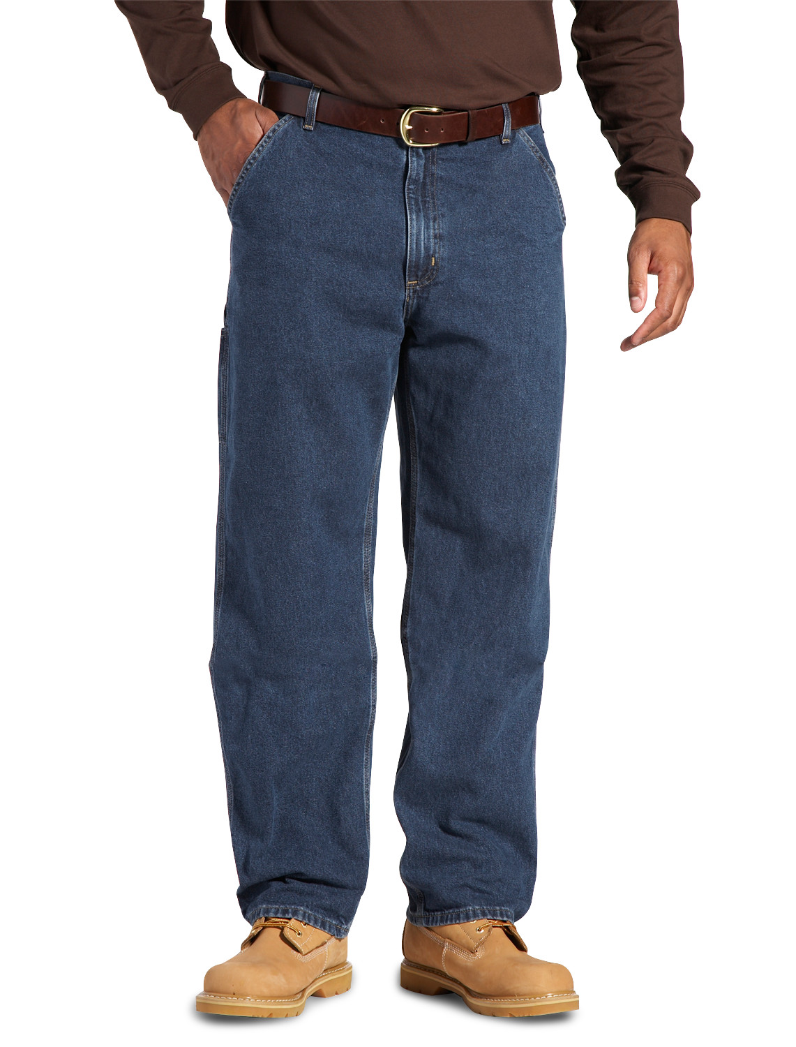Car Washed Denim Work Pant