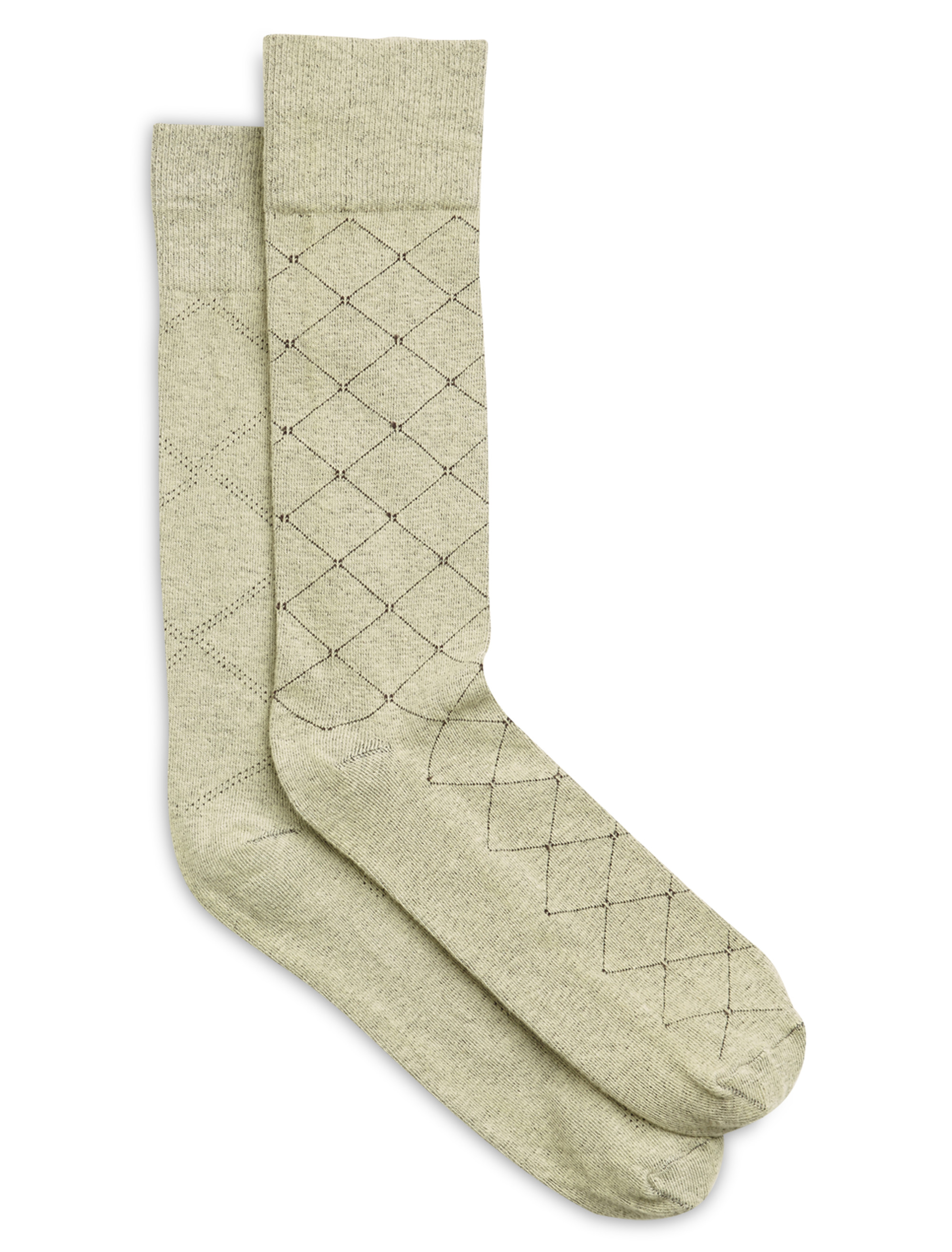 Harbor Bay® Continuous Comfort™ 2-pk Argyle/Fancy Socks