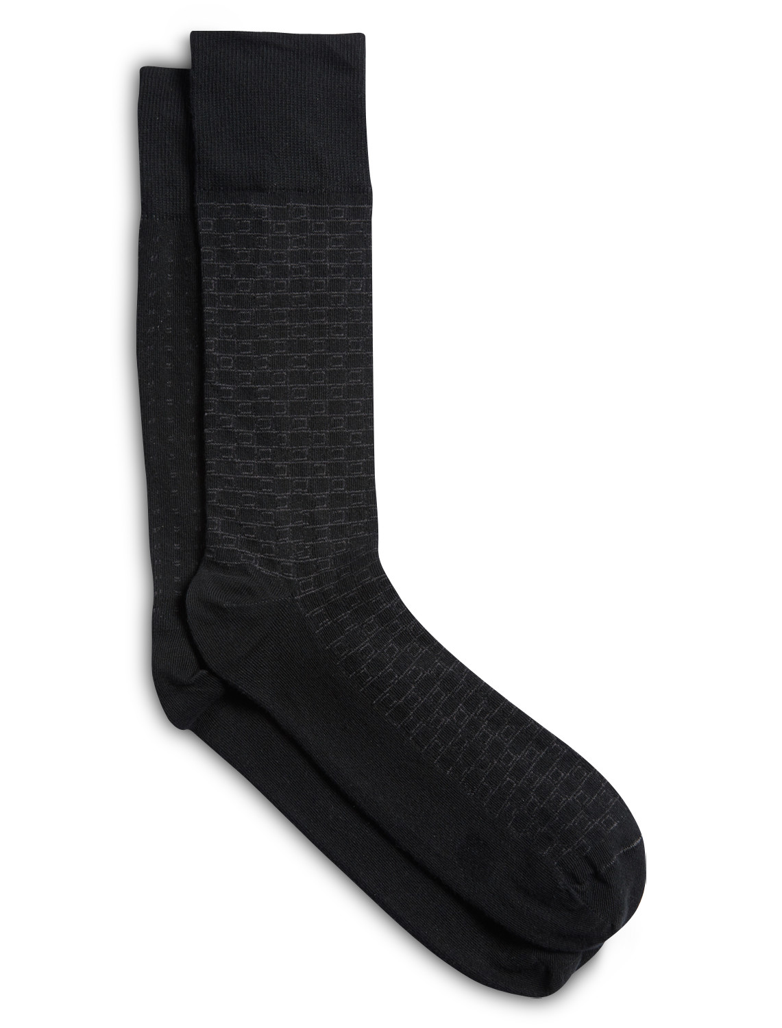 Harbor Bay® Continuous Comfort™ 2-pk Geometric/Dot Dress Socks