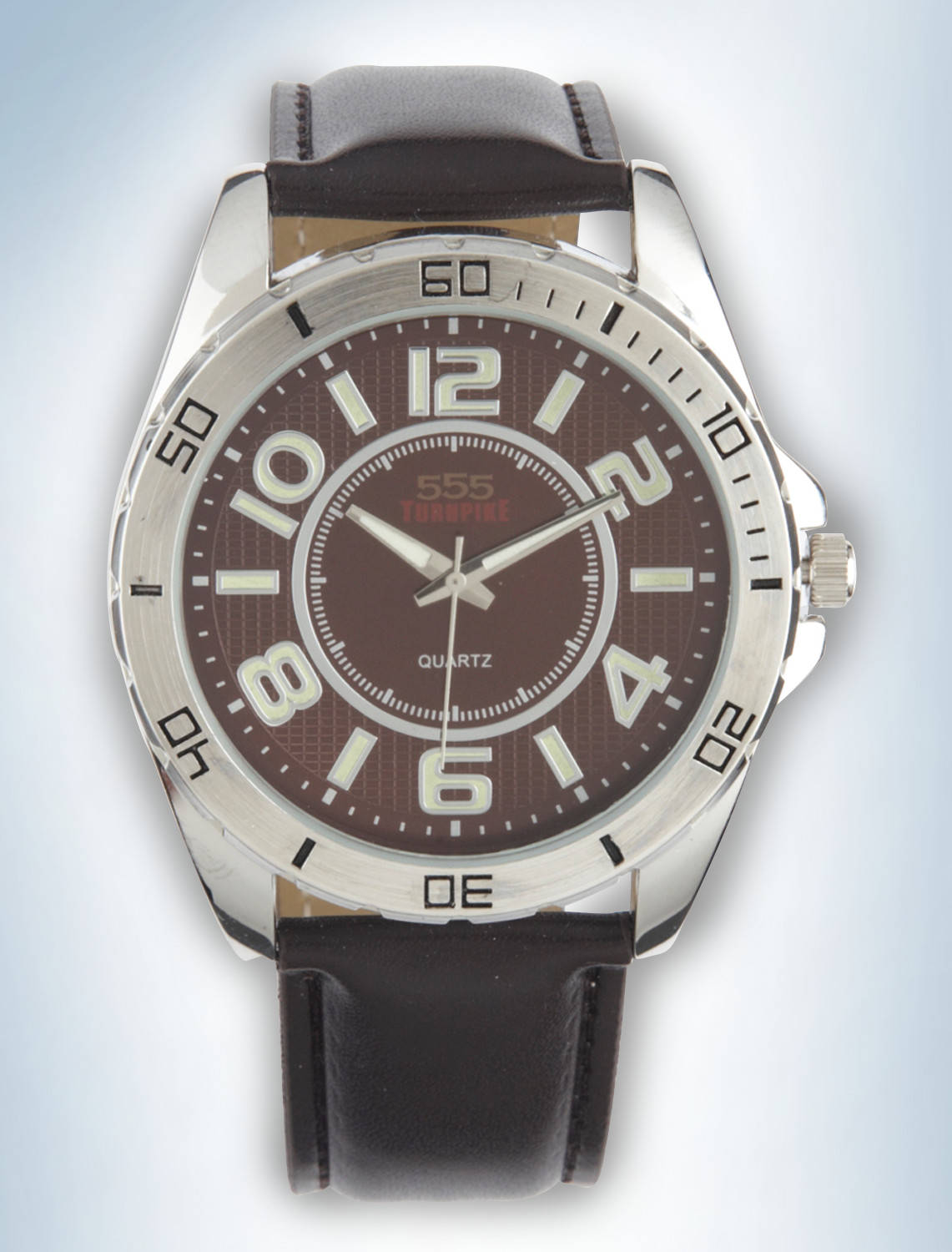 555 Slrv Rd Case Brn Strap Brn Dial