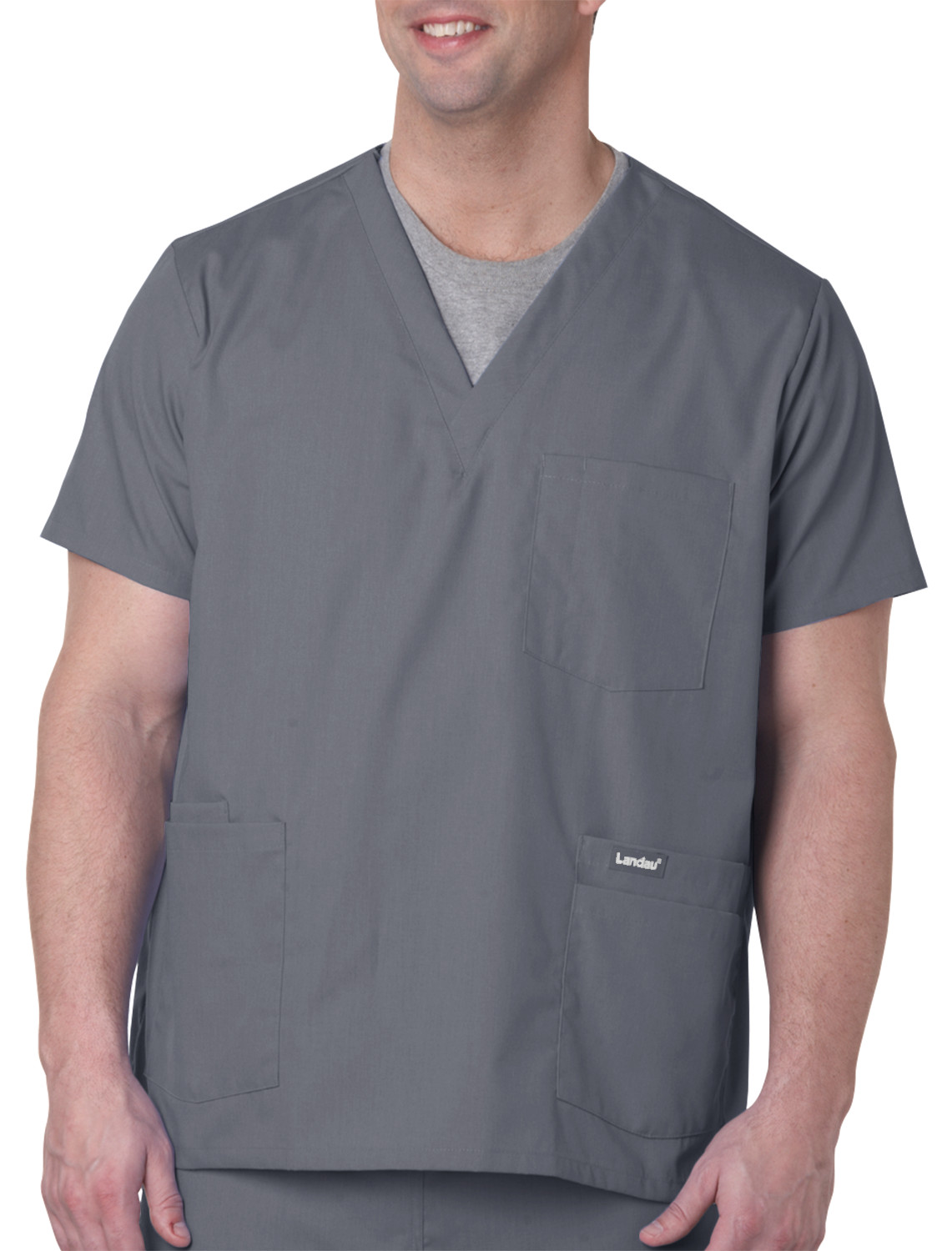 Landau Vneck 5Pkt Scrub Top