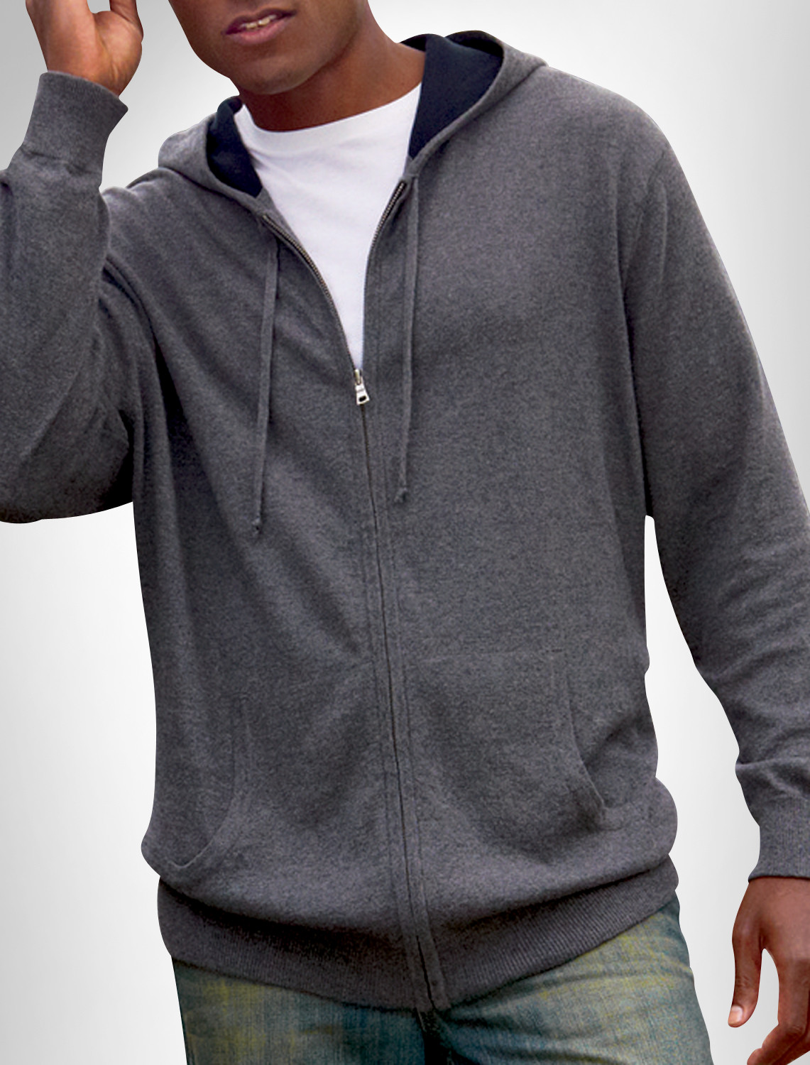 TN Zip Front Hoodie w Pkt