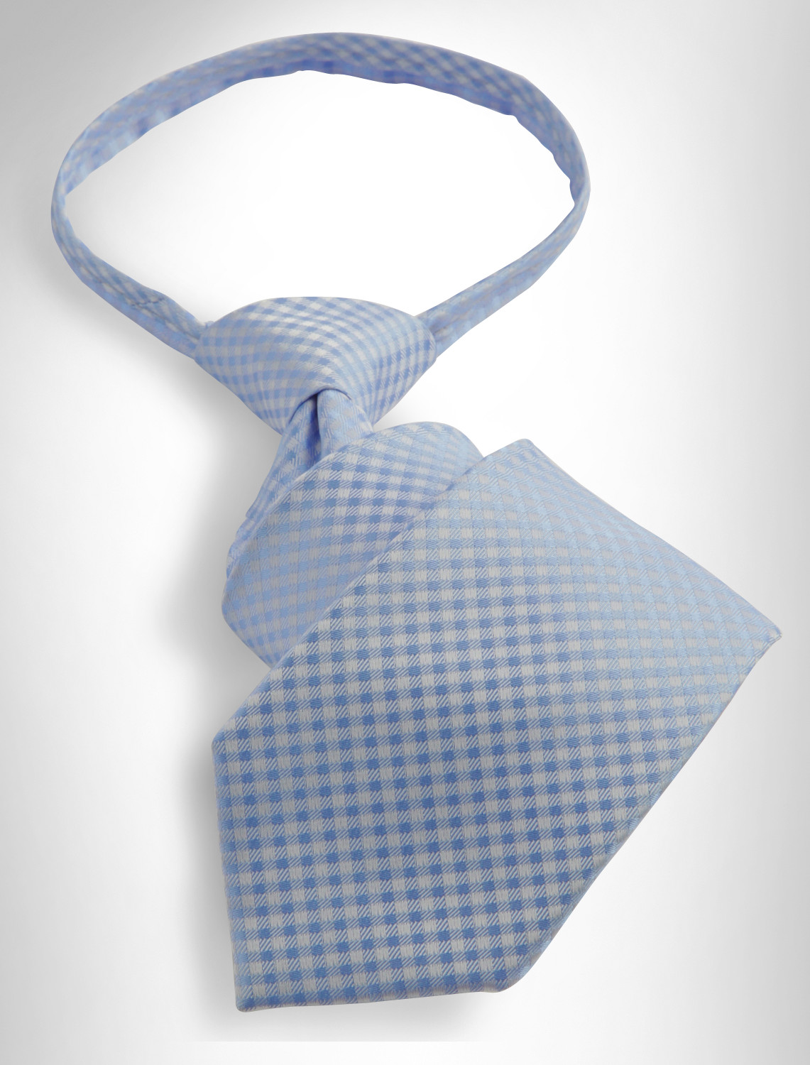 GS Tonal Gingham Zipper Tie_main
