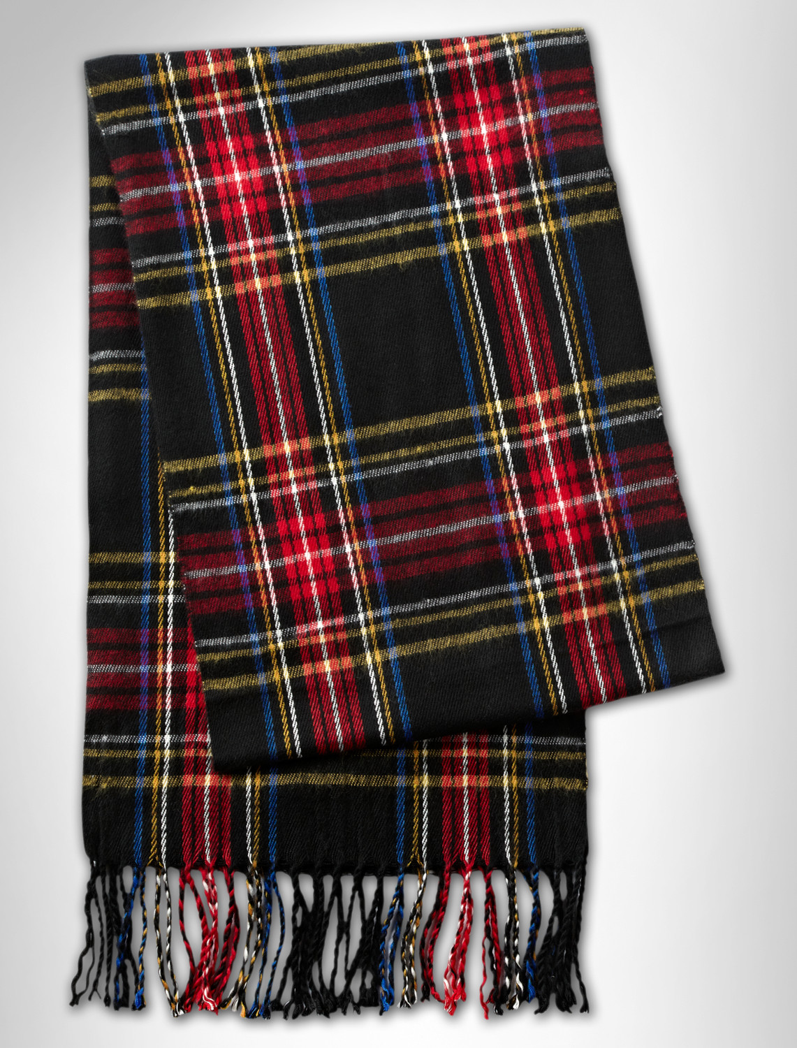 Plaid Woven Scarf