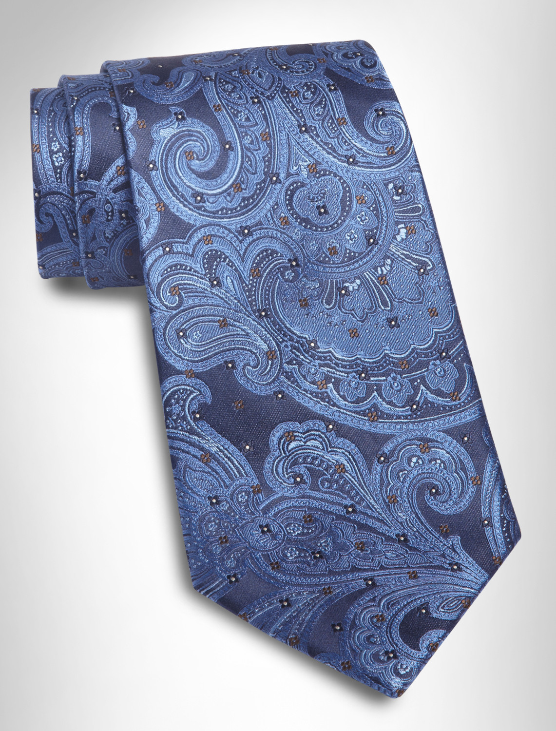 Gold Series™ Designed In Italy Paisley Silk Tie