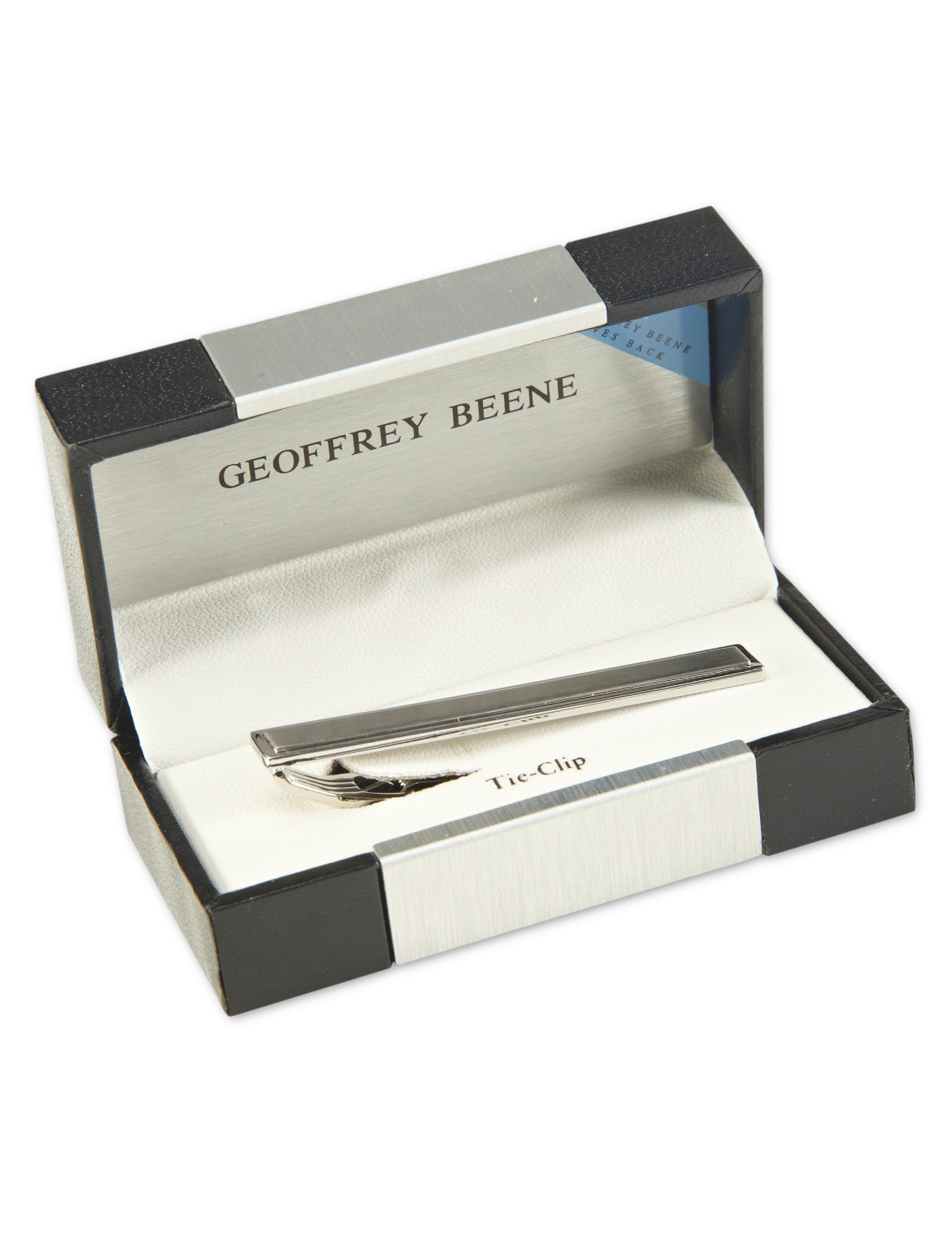 GB POLISHED NCKL CLIP TIE BAR