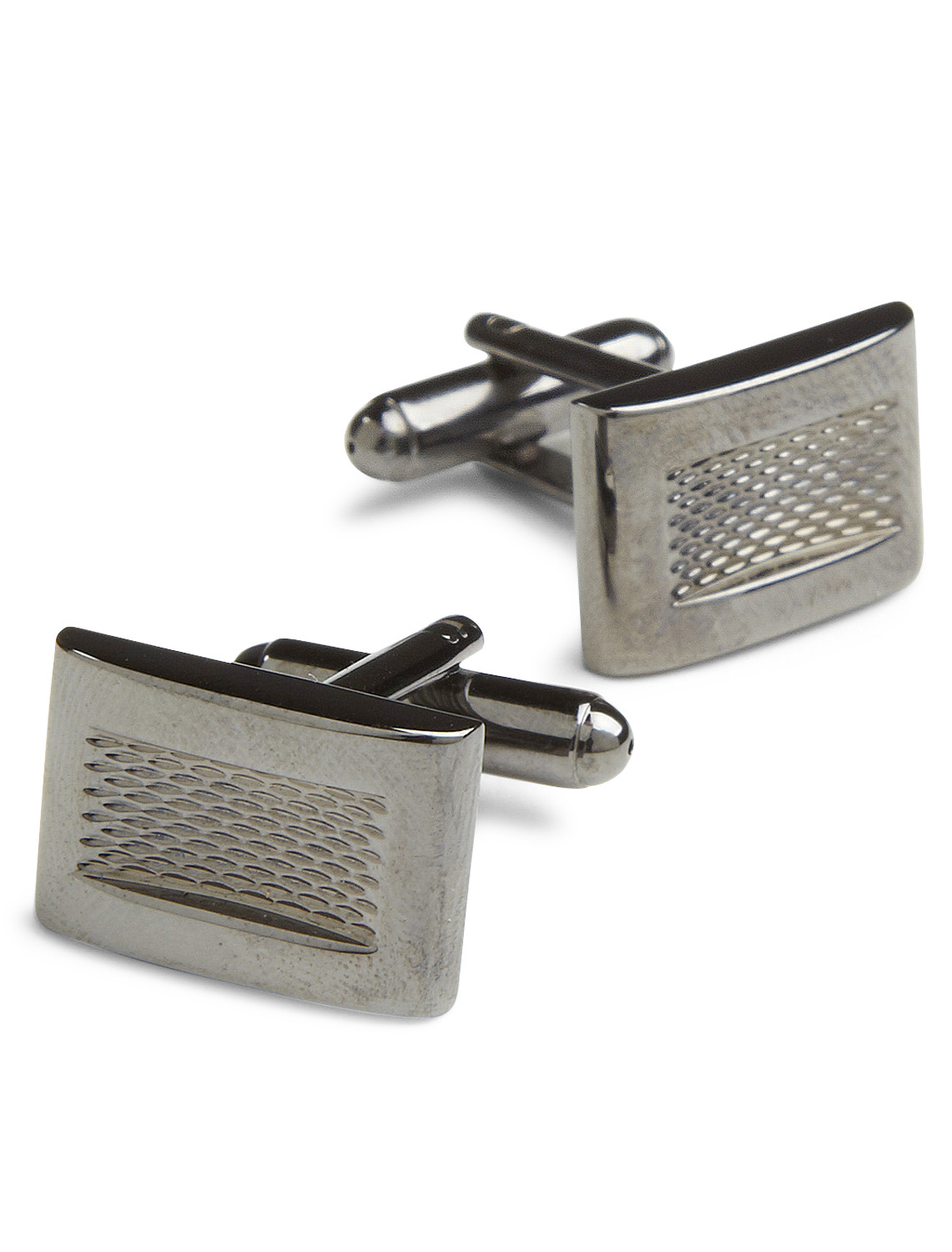 GB NICKEL RCTNGL CUFF LINKS