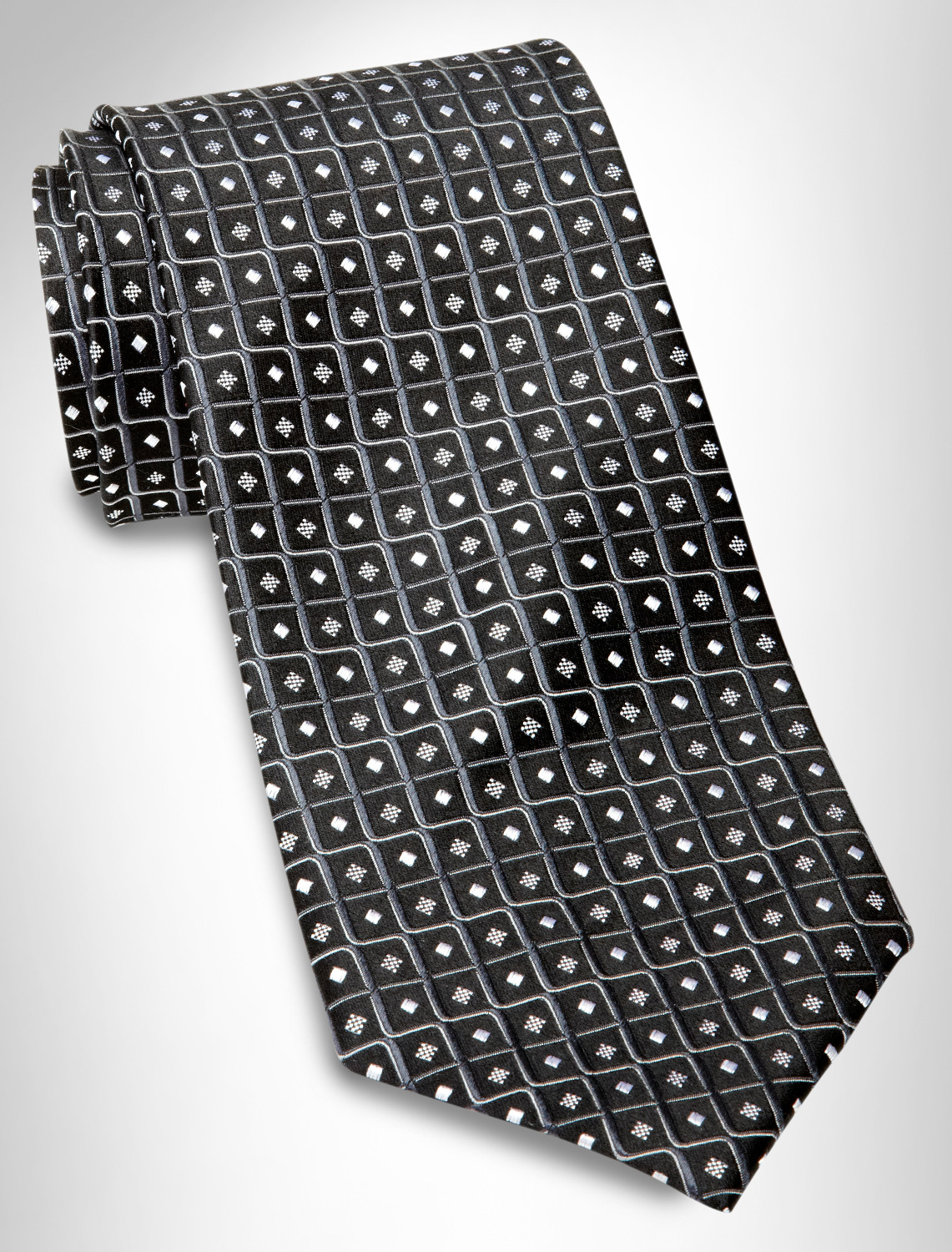 Geoffrey Beene® Modern Neat Silk Tie