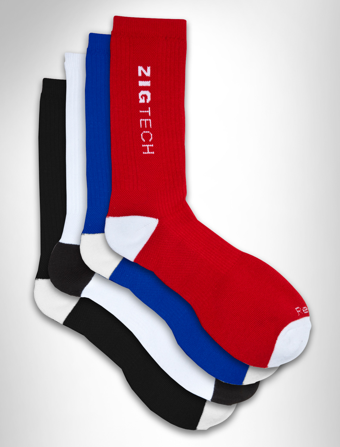 RBK 1PR Basketball Crew Socks