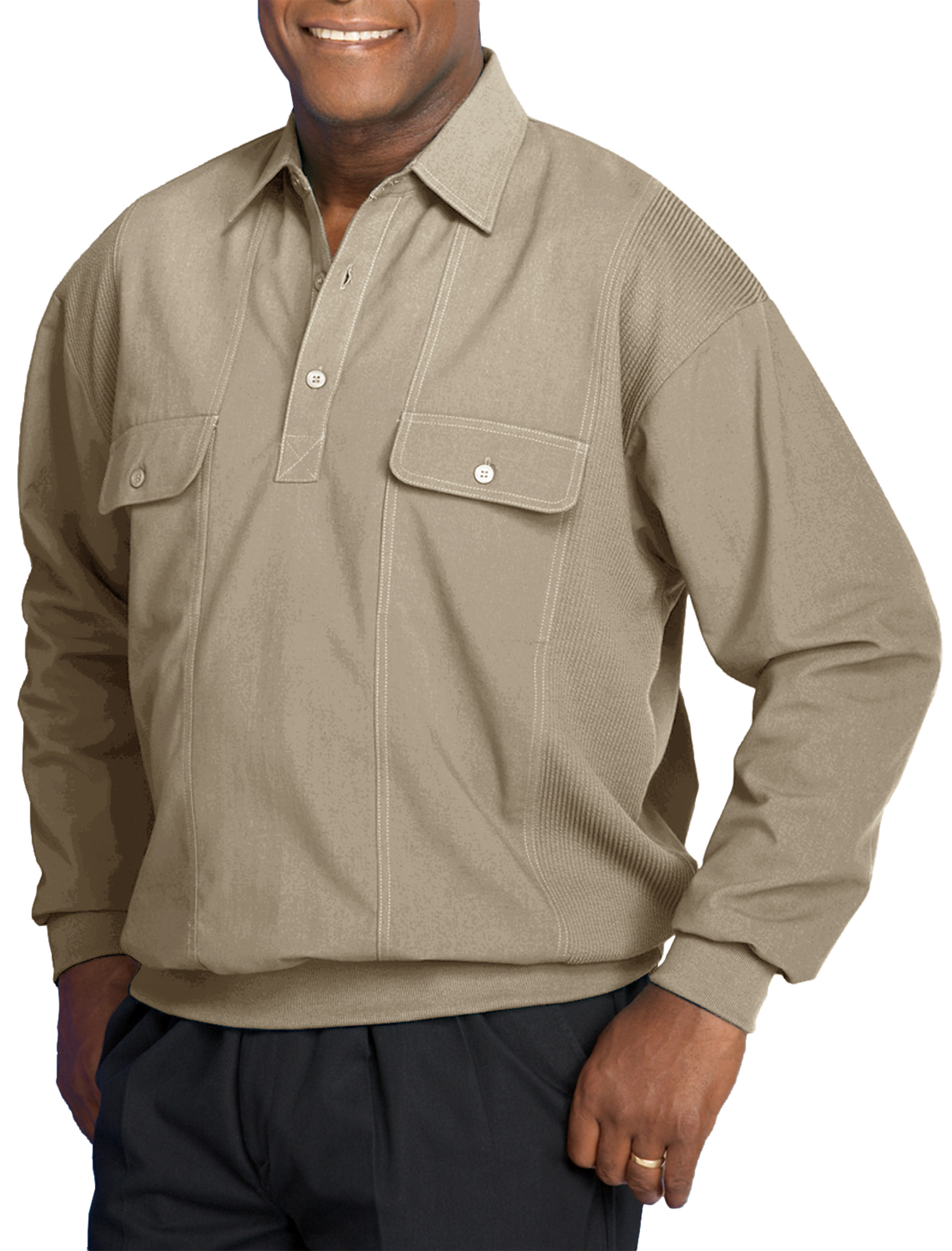 bottom hem of shirt
