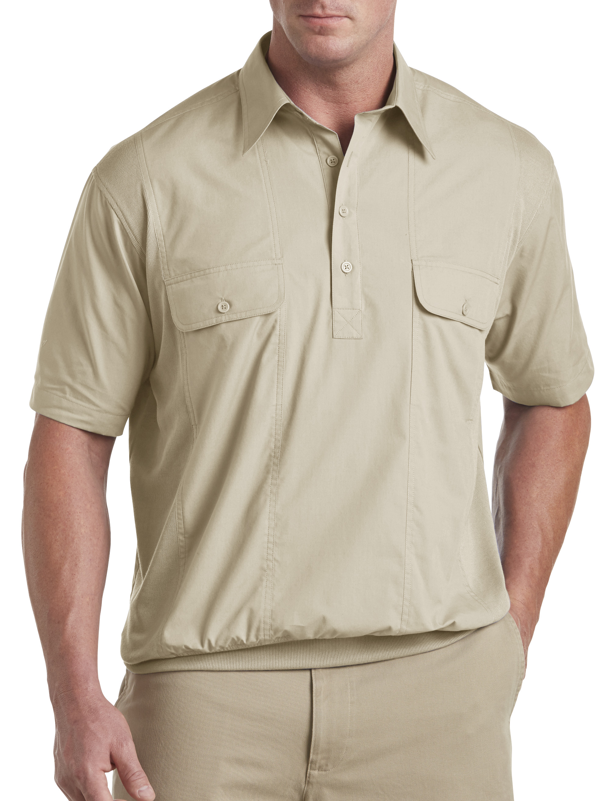 shirts with banded bottom