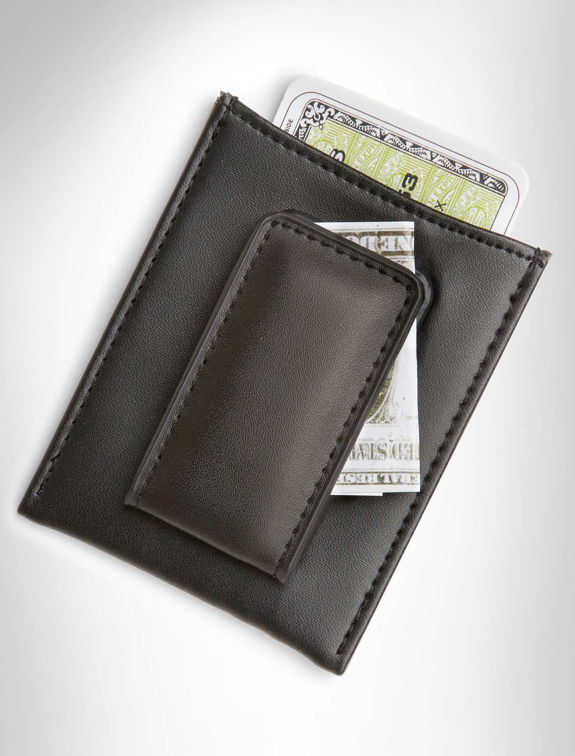 Lthr Money ClipCrd Case