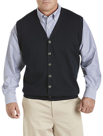 Button Sweater Vest from Destination XL