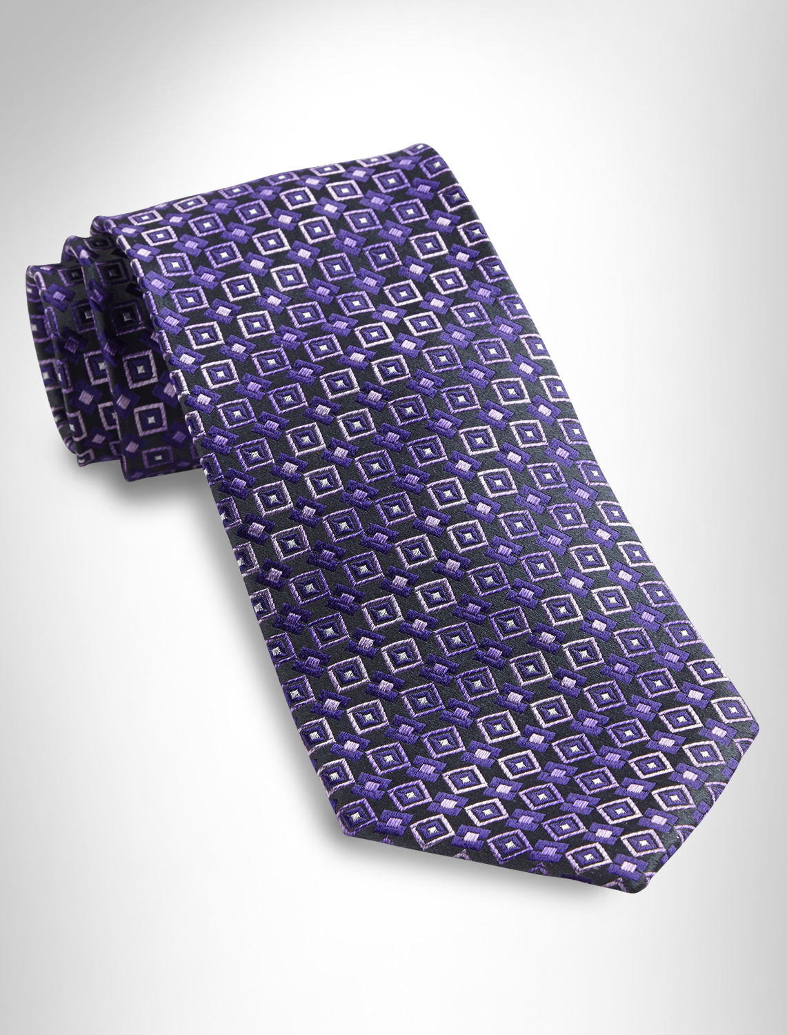 GB Charcoal Geo Tie
