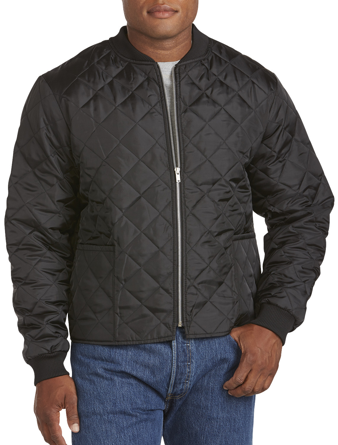 big and tall quilted jacket