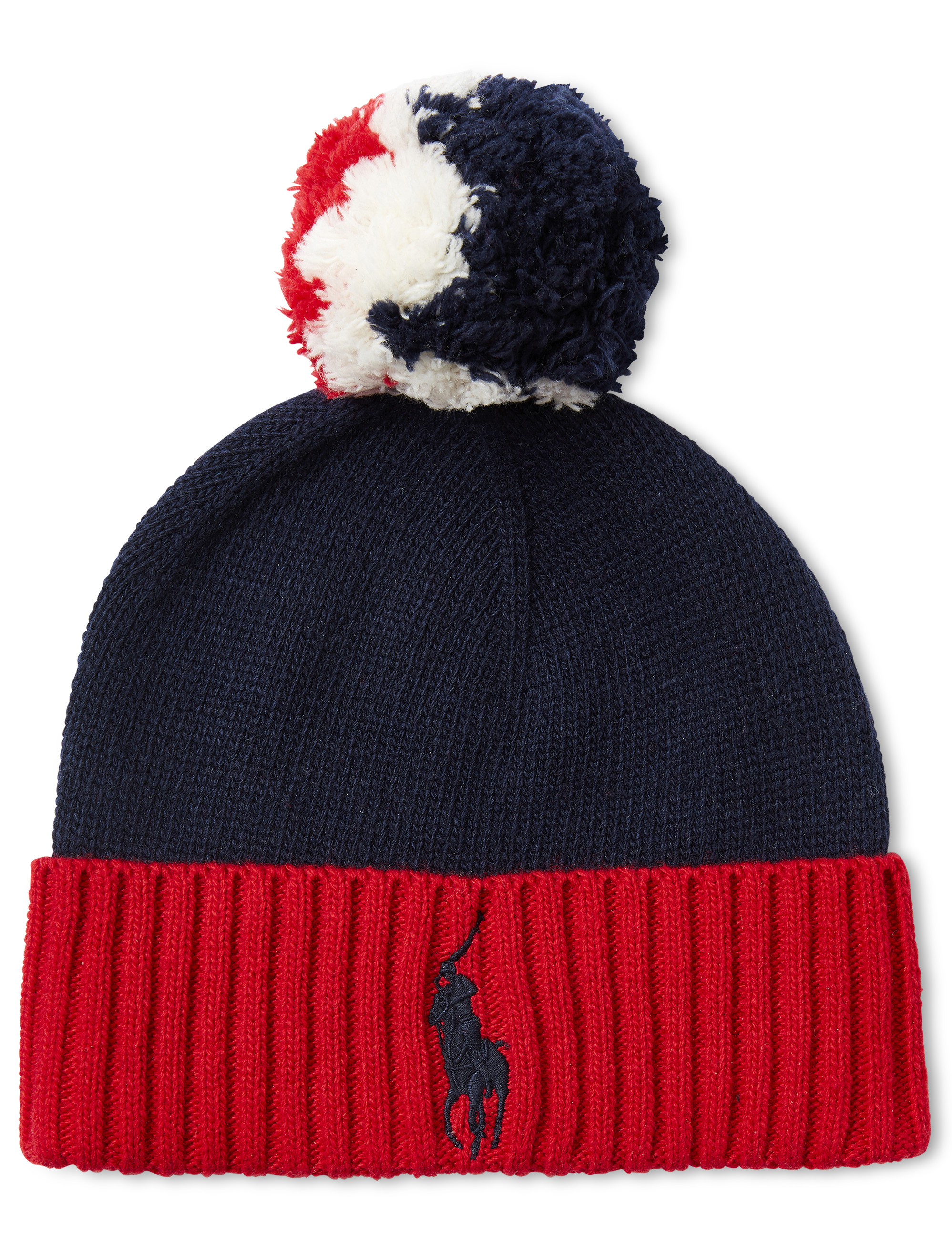 ralph lauren pom pom beanie