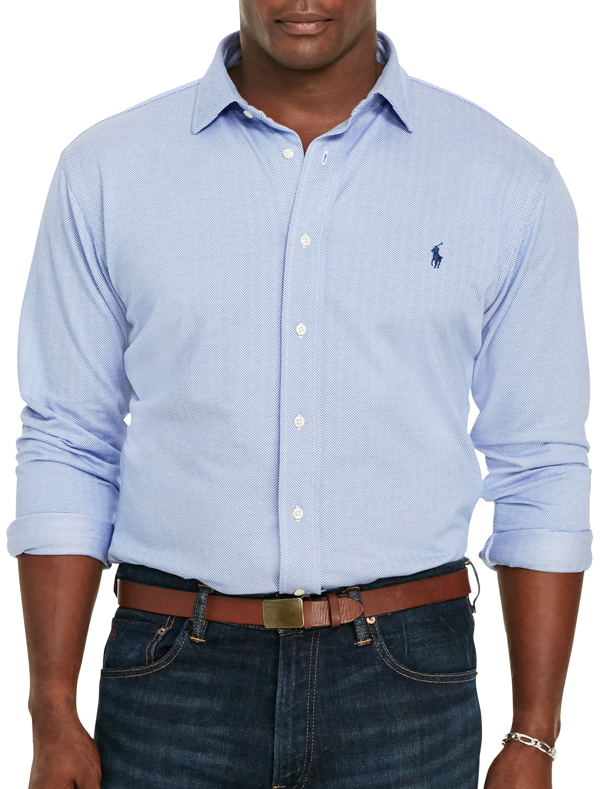 polo knit dress shirt