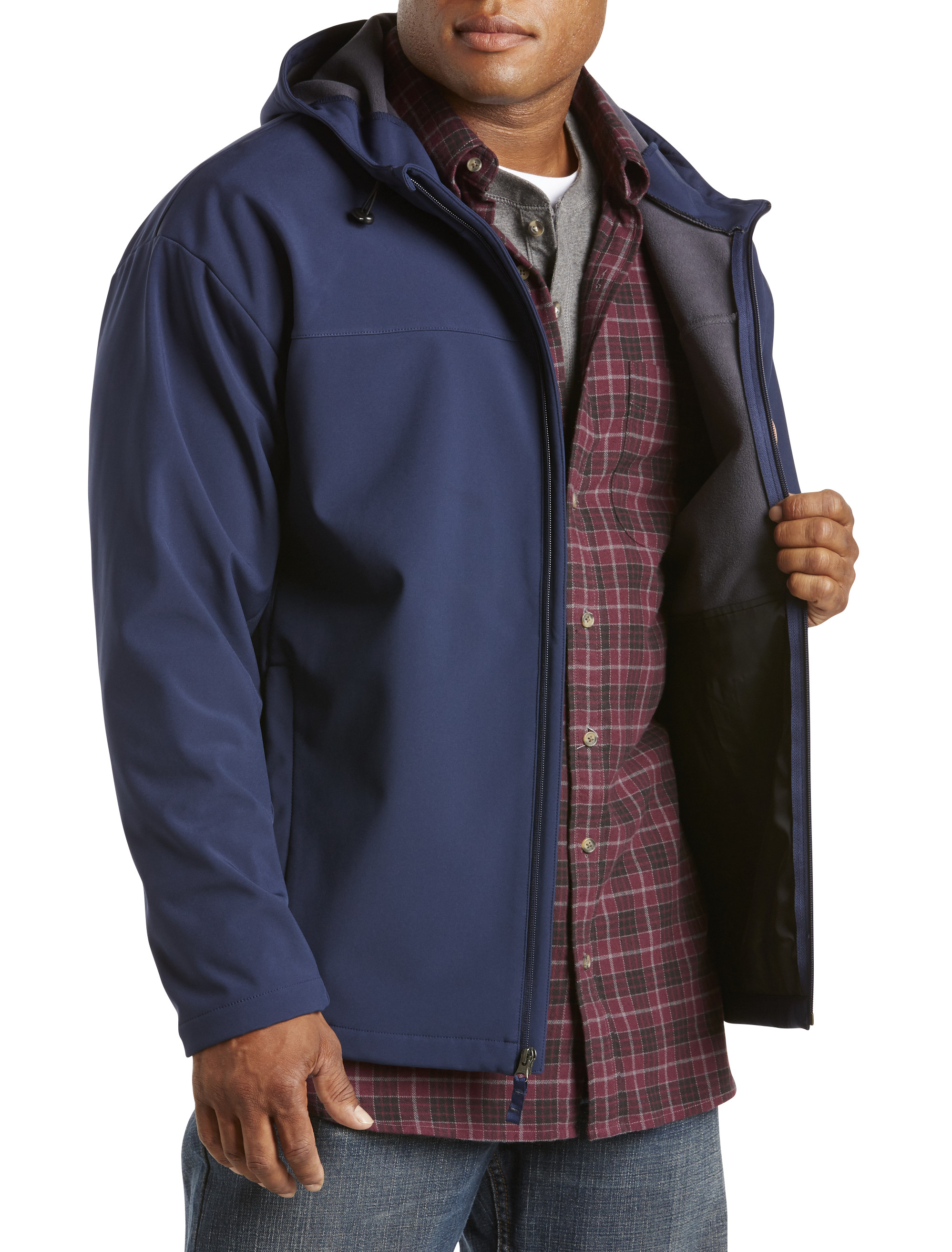 Harbor Bay Hooded Bonded Fleece Jacket