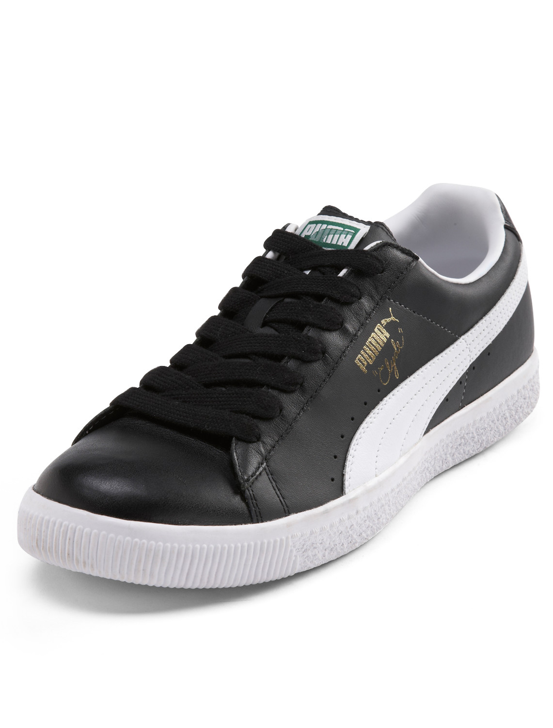 Puma® Clyde Leather Lace-Up Sneakers