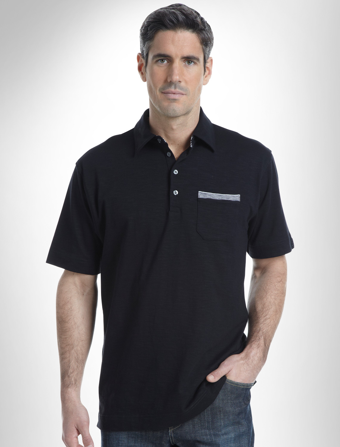 Cutter Buck Leeland Slub Polo