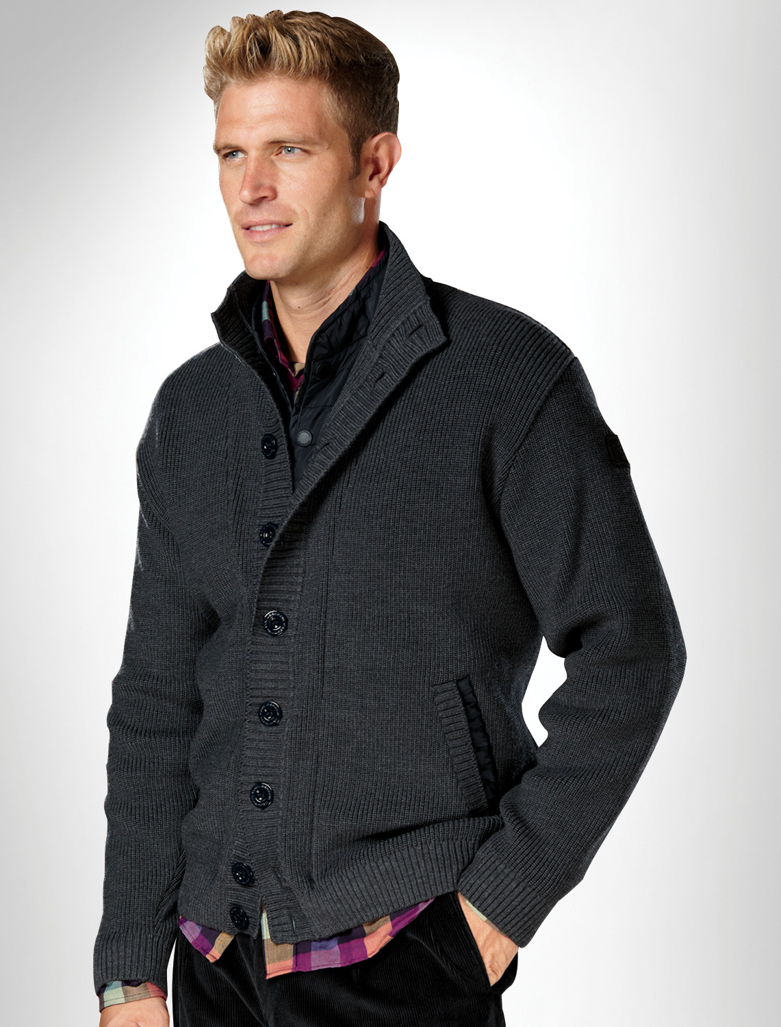 Paul & Shark Button-Front Sweater