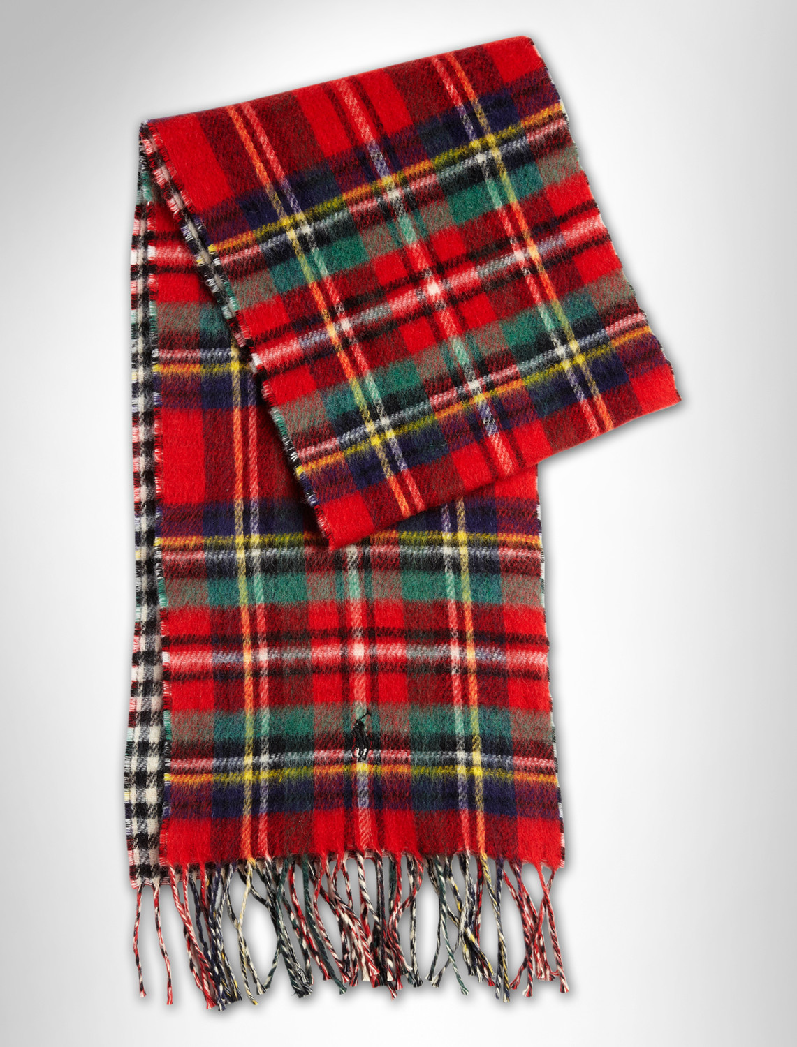 PRL PLD DOUBLEFACE SCARF