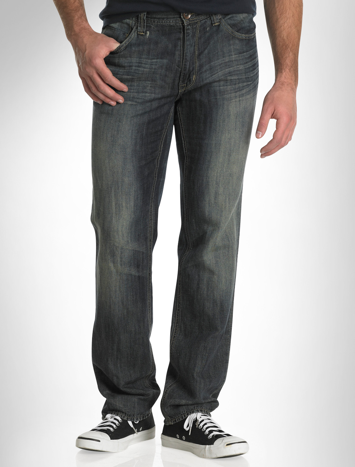 DKNY Burke Linen 5 Pkt Denim