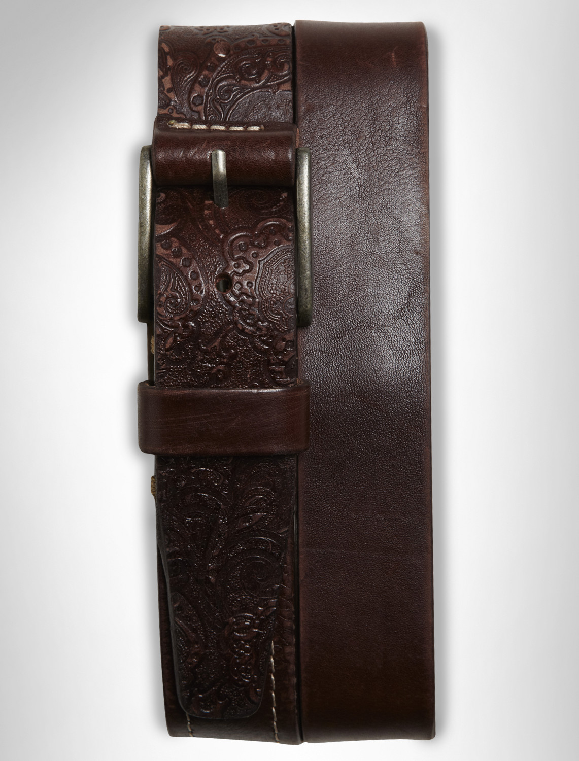 RG Penniman Emboss Leather Belt