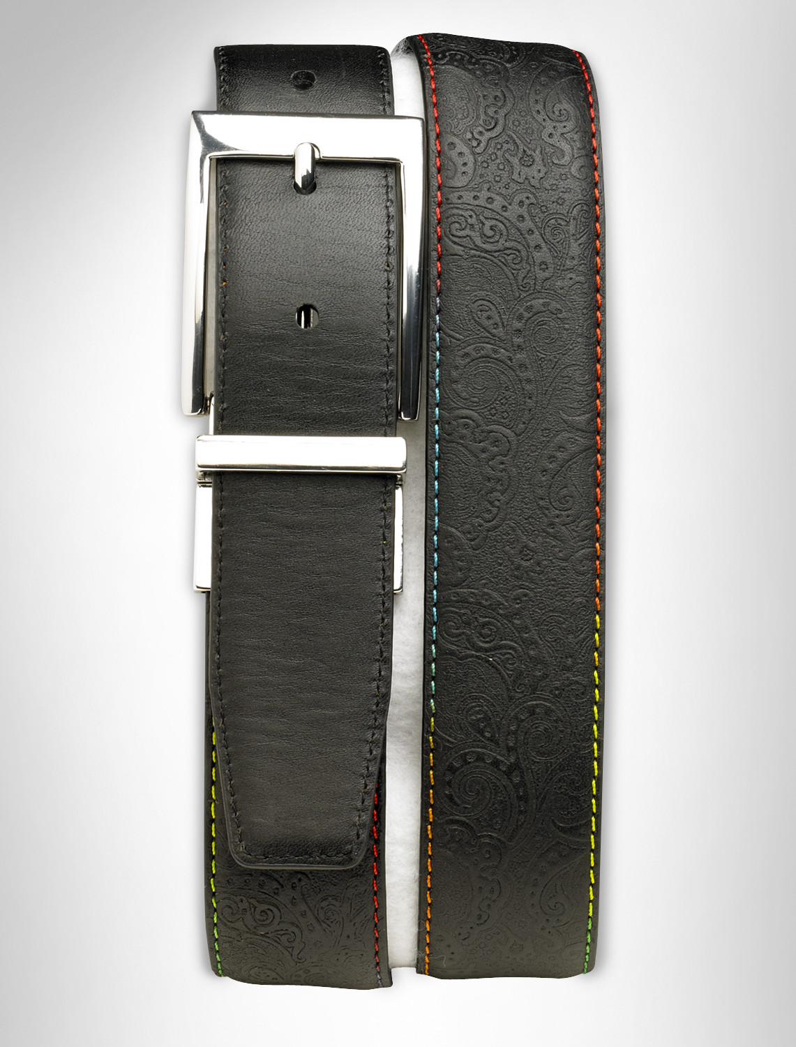 RG Gardiner Embos Rev Lthr Belt