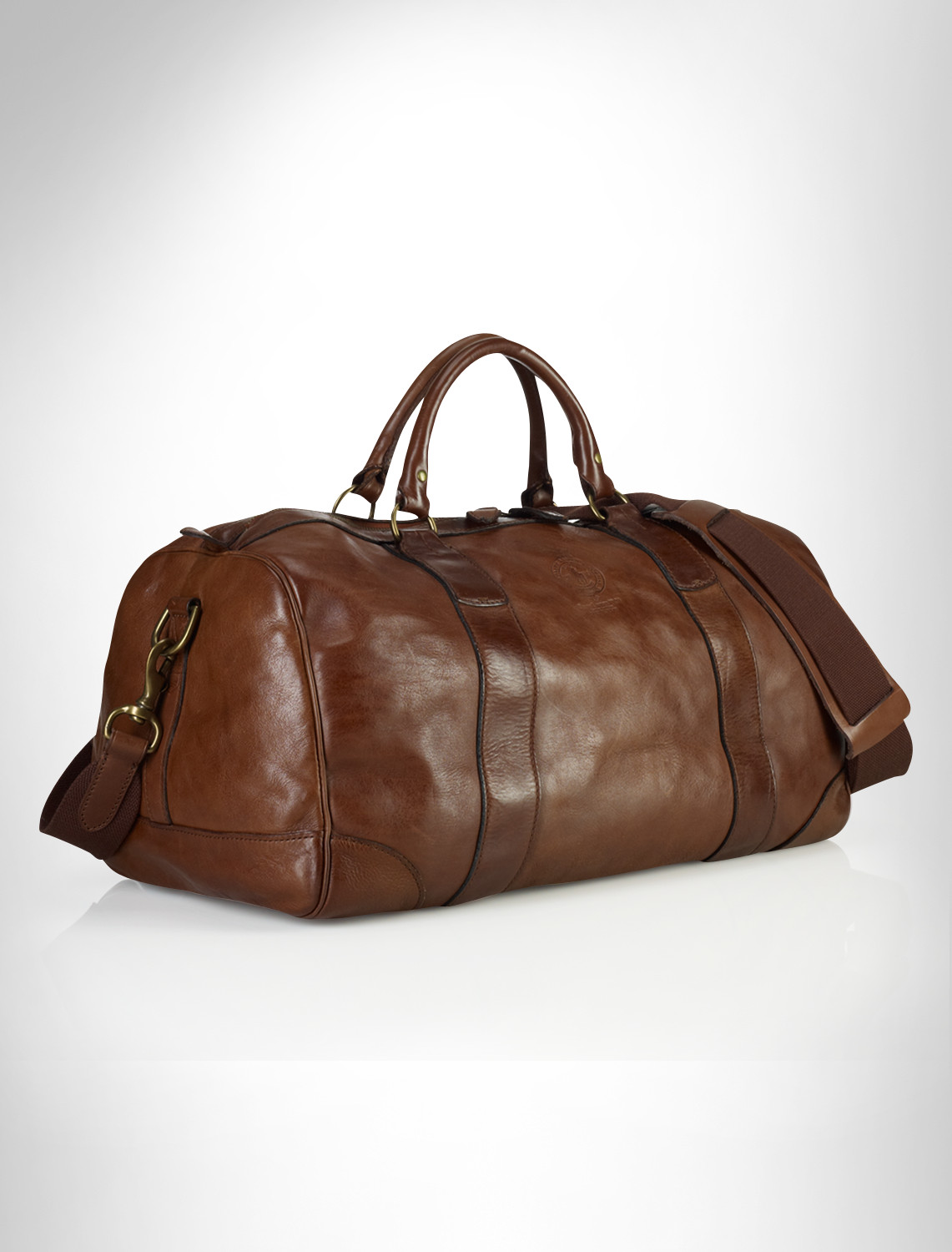 PRL LEATHER GYM BAG