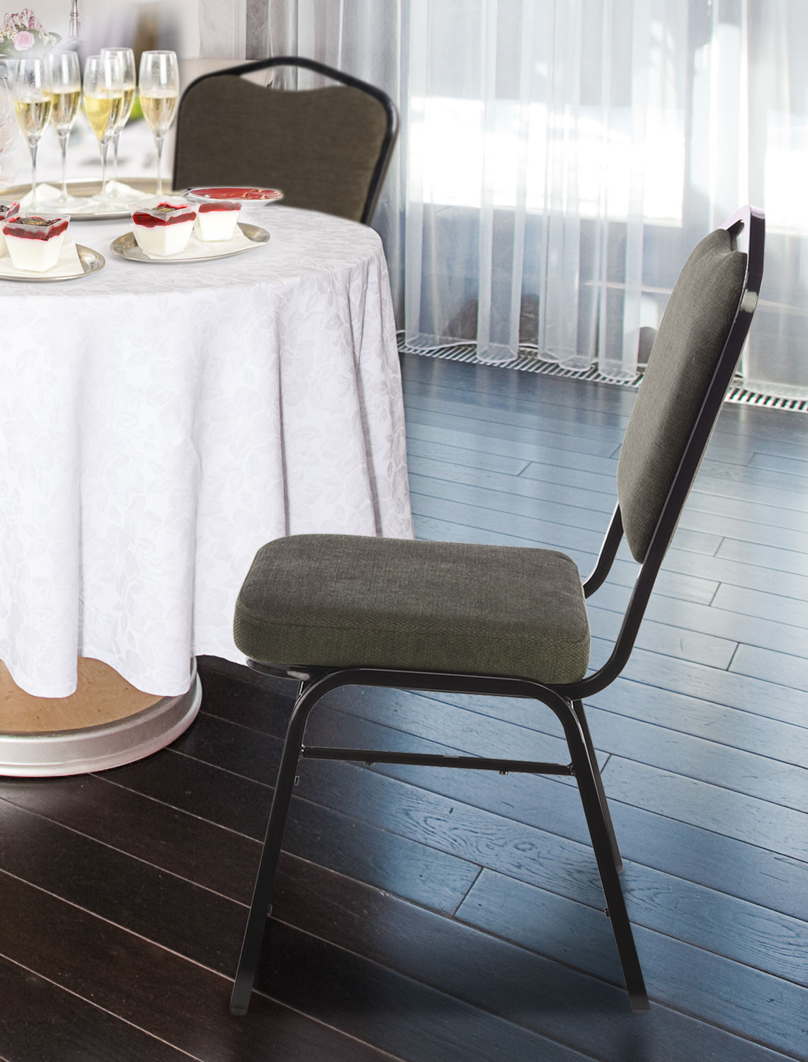 Holly 2-pk Stackable Banquet Chairs