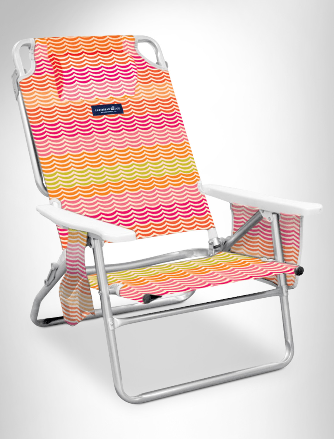 Caribbean Joe FivePosition Folding Beach Chair Casual Male XL eBay