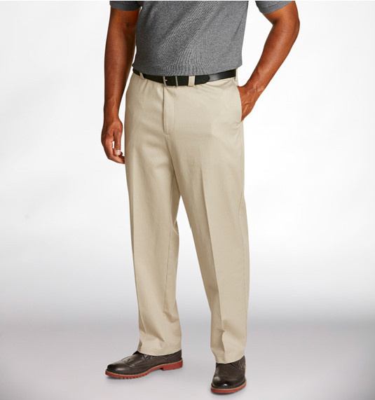 mens flat front pants