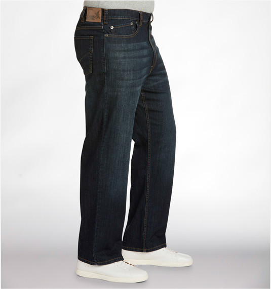 wrangler men's relaxed straight fit jeans