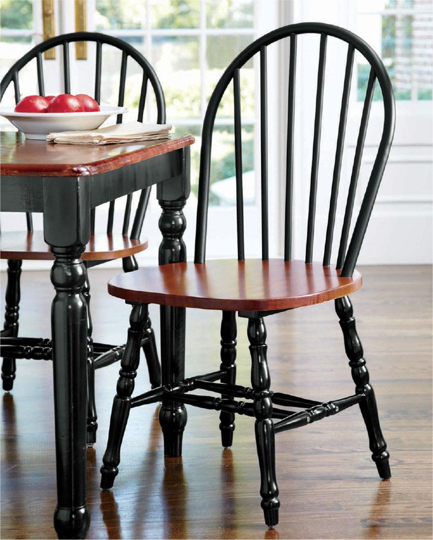 Extra-Wide Windsor Dining Chairs (Set of 2)