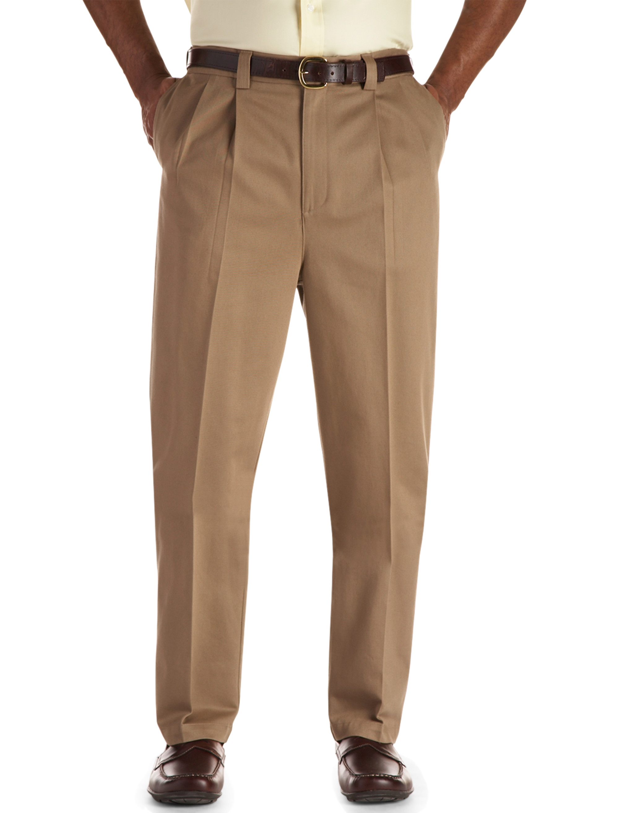 Oak Hill Waist-Relaxer Pleated Premium Pants Casual Male XL