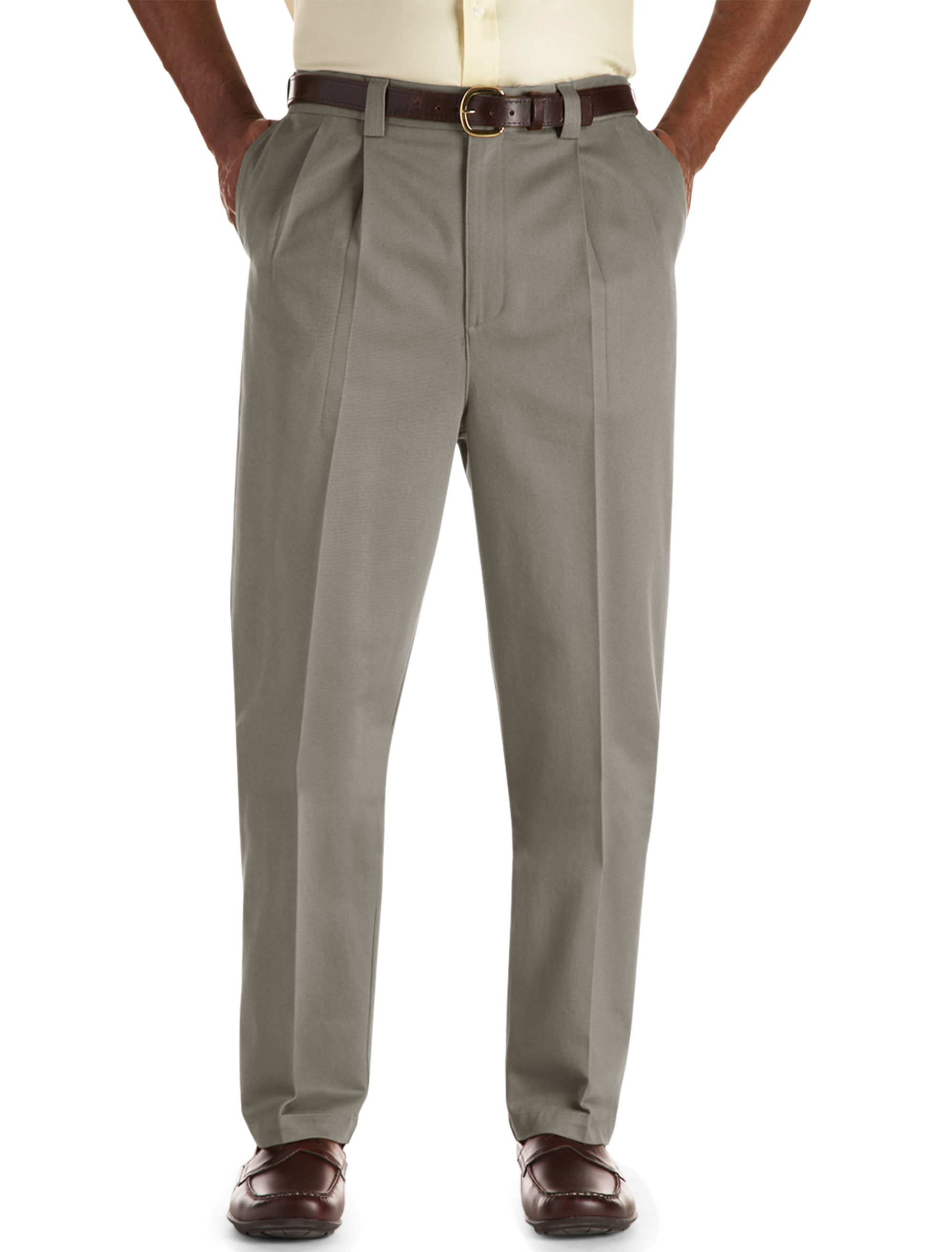 Oak Hill Waist-Relaxer Pleated Premium Pants Casual Male XL