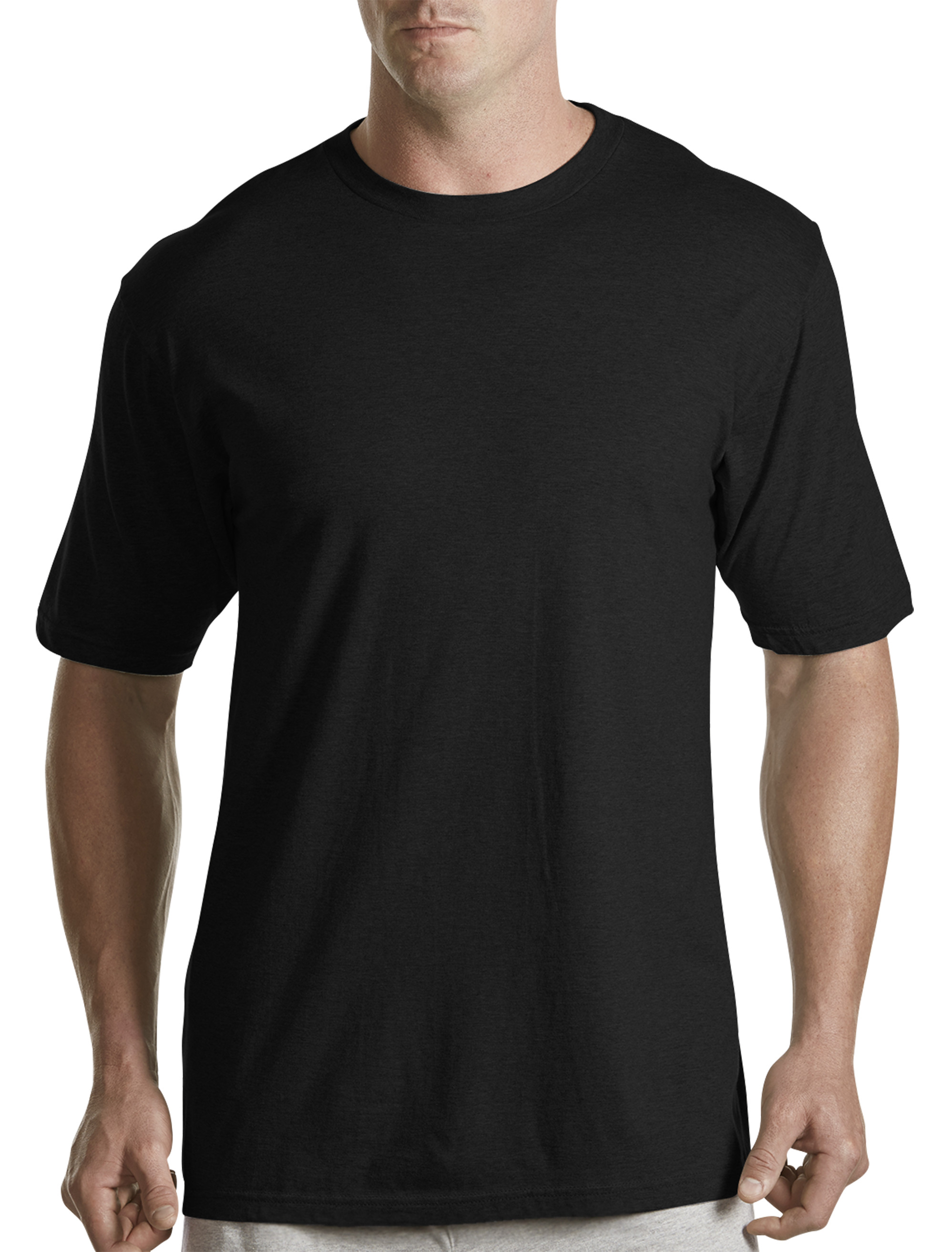 Harbor Bay 3-pk. Color Crewneck T-Shirts Casual Male XL Big & Tall
