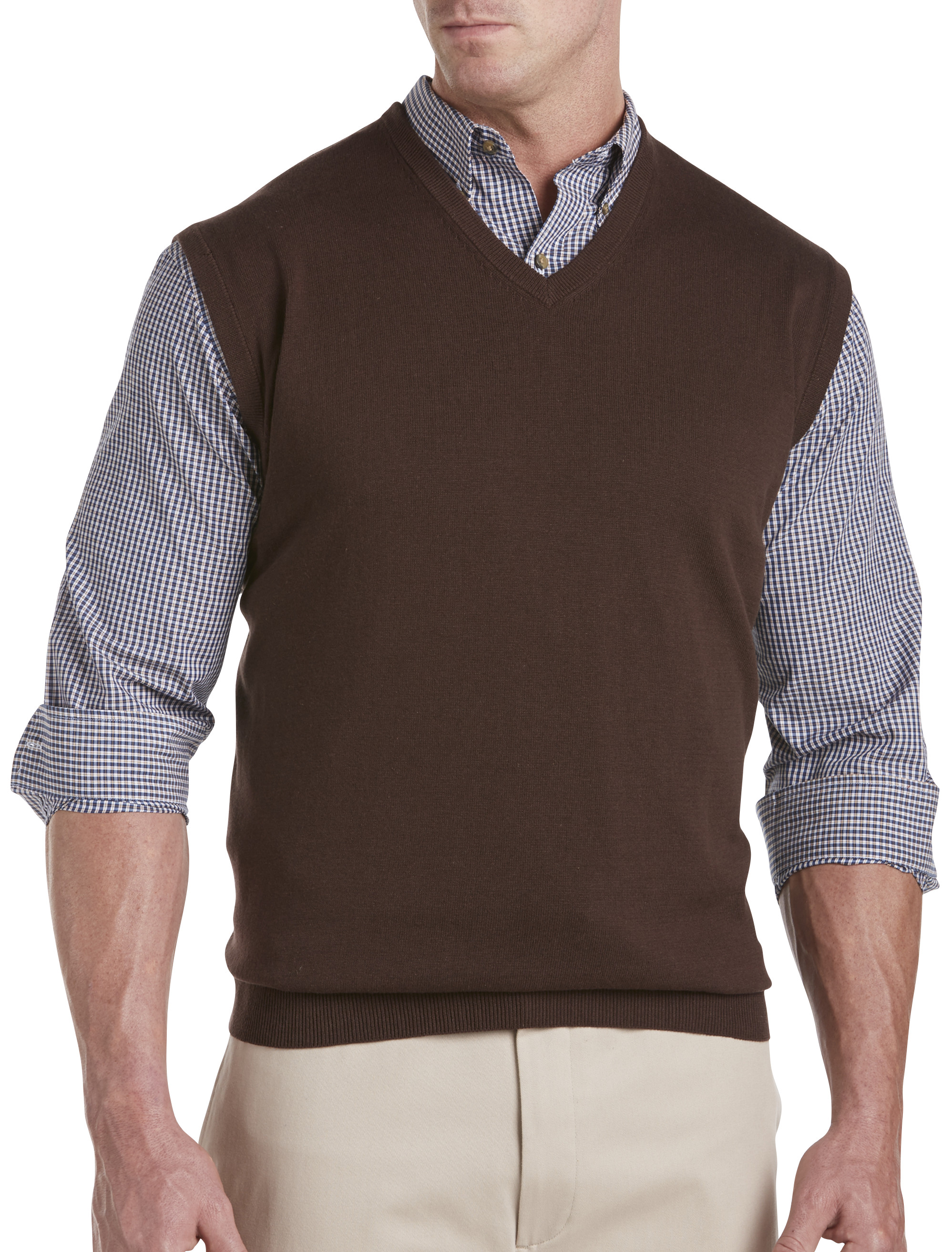 Men's Big & Tall Sweater Vests - Our Brands / Vests / Sweaters
