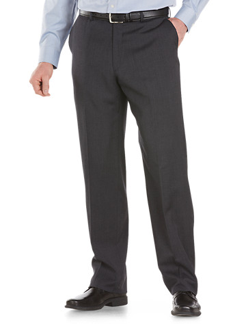 <p>Innovative "Tekfit" technology enables the waistband to expand up to two inches, for all-day comfort and a flattering fit. Take you effortlessly from office to a night on the town.</p><p>&#8226; 100% wool<br/>&#8226; Tekfit technology expands waistband up to 2"<br/>&#8226; Flat-front style<br/>&#8226; Extended button-front closure<br/>&#8226; Multiple pockets<br/>&#8226; Lined to knee<br/>&#8226; Hemmed<br/>&#8226; Dry clean; imported</p><p><b>Ships directly from manufacturer. See additional tab for more info.</b></p>