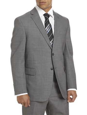 This classic style has notched lapels, welt chest and flap pockets, multiple interior pockets, a comfort mesh insert and center back vent. Fully lined. Wool/polyester/Lycra. Dry clean. Imported.<p><b>(Matching suit flat-front pants, <u><a href="/mens-big-and-tall-store/search/search?Ntt=99751">#99751,</a></u> Matching suit pleated pants, <u><a href="/mens-big-and-tall-store/search/search?Ntt=99750">#99750</a></u>, Executive suit coat, <u><a href="/mens-big-and-tall-store/search/search?Ntt=99749">#99749,</a></u>)</b></p><p><b> Ships directly from manufacturer. See additional tab for more info.</b></p><p>To determine the correct length for you, refer to your height in the table below:<br><br>6'2"&#8211;6'4" tall generally wears LONG<br>6'5"&#8211;6'10" tall generally wears X-LONG</p>